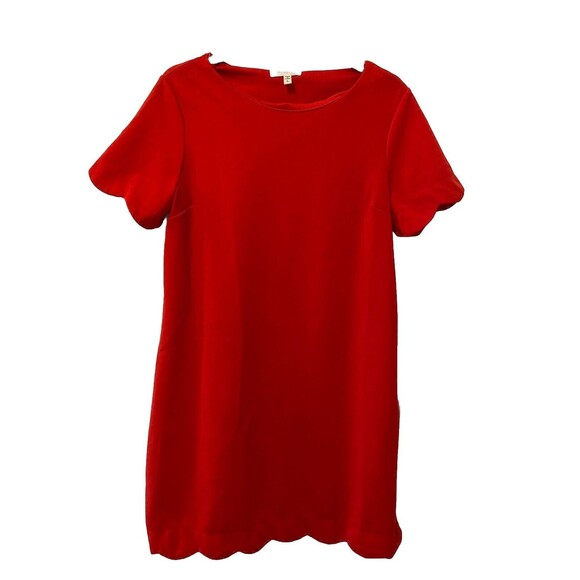 Monteau Los Angeles Scalloped Shift‎ Dress Size Large - Picture 1 of 5